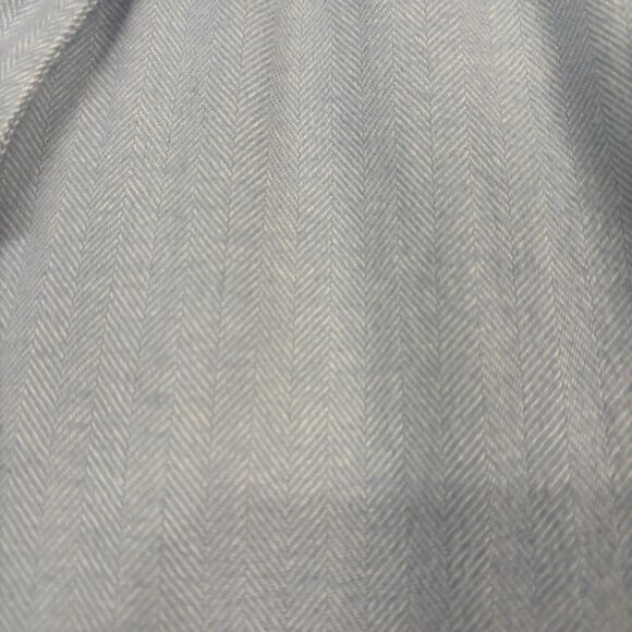 Orvis Men's Large Cotton Light Blue Flannel Shirt Button Down Soft Herringbone - Picture 4 of 7